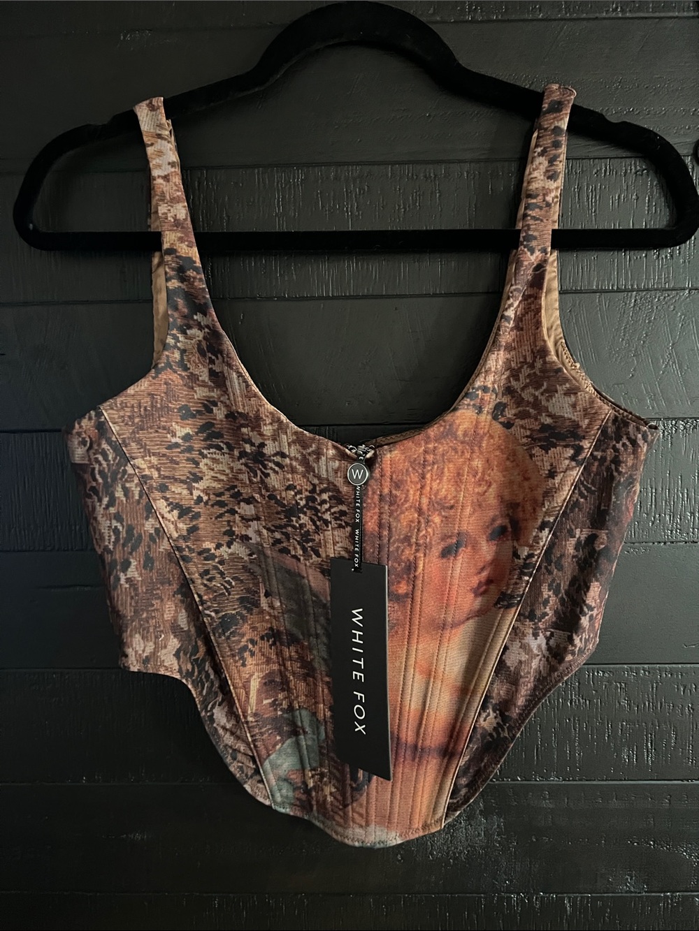 NWT White Fox Renaissance Corset Medium